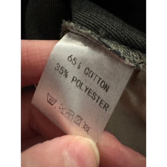 Micas Women's Small Light Wash Blue Washed Pocketed Cargo Straight Leg Jeans - Picture 6 of 6